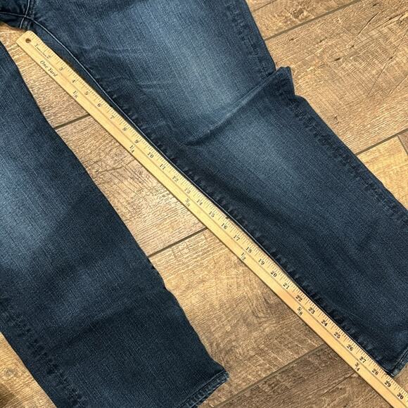 7 For All Mandkind Men's The Straight Jean Medium Wash Size 36x29 - Picture 4 of 8